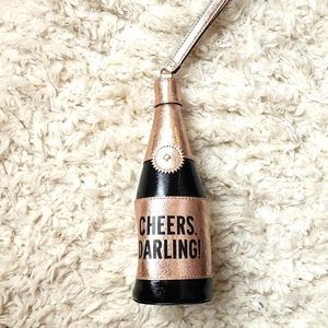 Kate Spade "Cheers, Darling!" Champagne Bottle purse